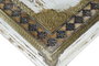 GINER Y COLOMER Table basse en bois de manguier blanc vieilli